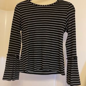 Bell sleeved top